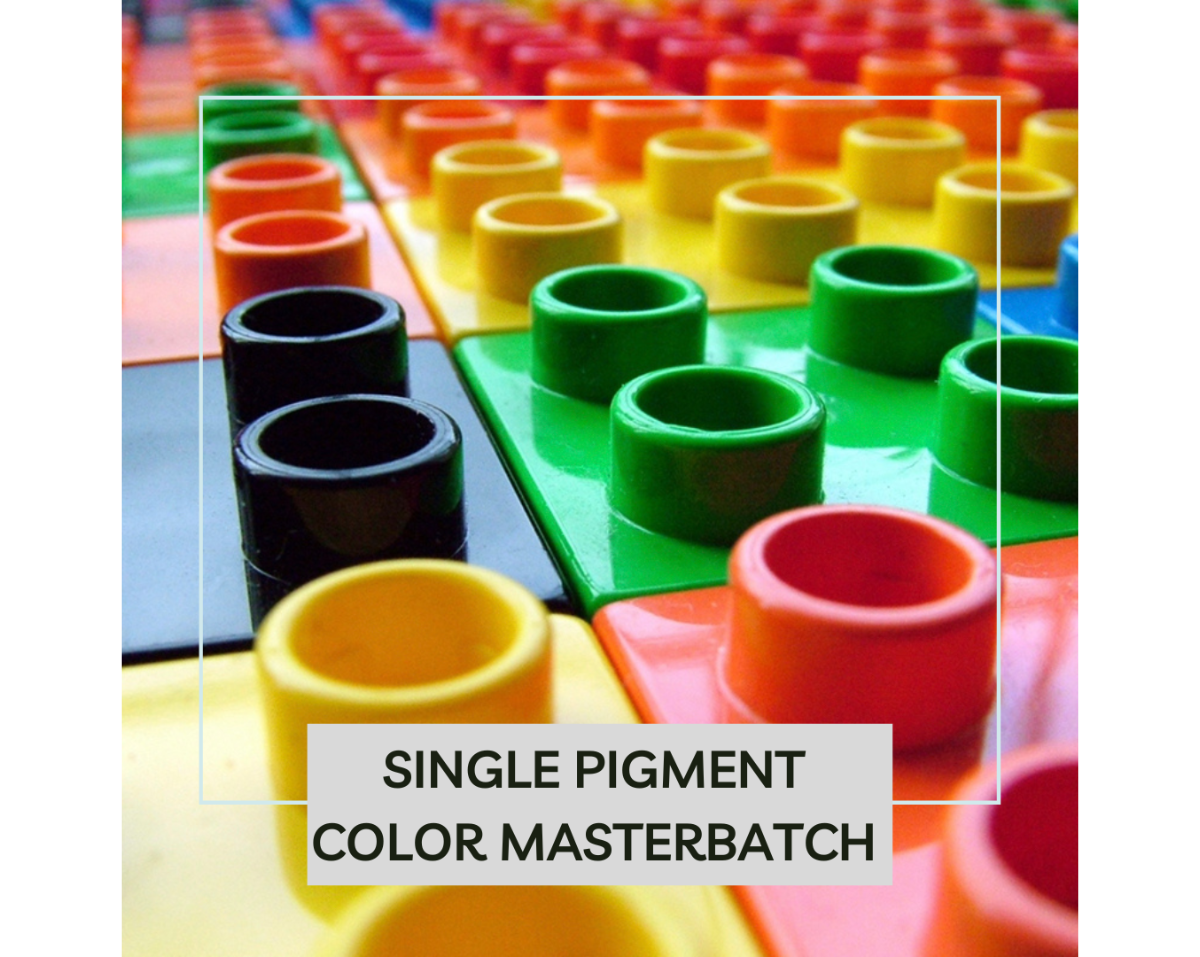 Single pigment color masterbatch